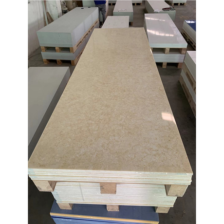 Фабрика твердой поверхности Koris, большая плита из искусственного камня, акриловая столешница разного цвета