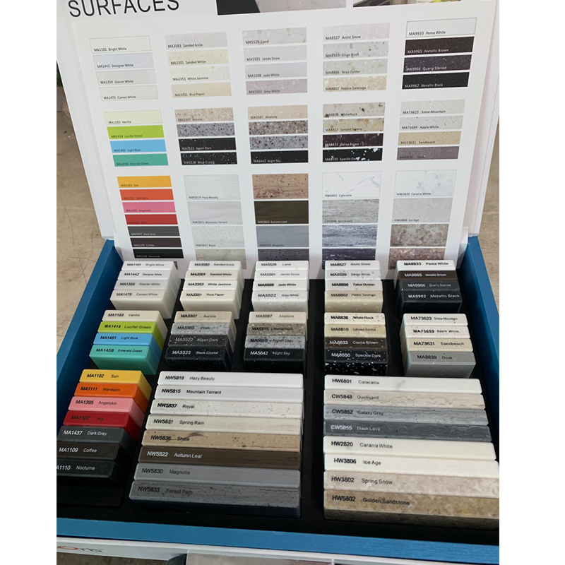 Лист материалов твердой поверхности смолы ПММА анти- ультрафиолетовый свет акриловый каменный для Кунтертоп