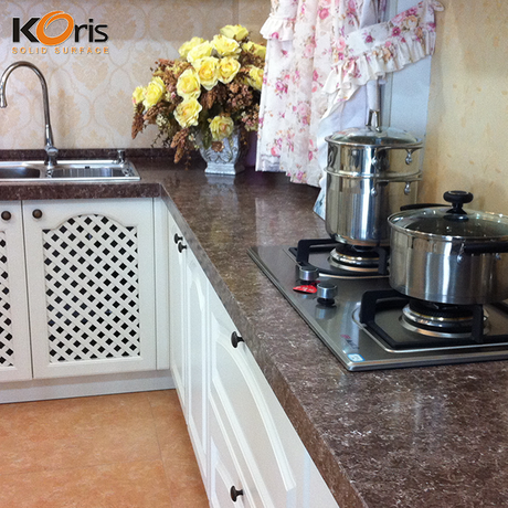 Проект строительного материала подгоняет плиту листа твердой поверхности цвета 12мм