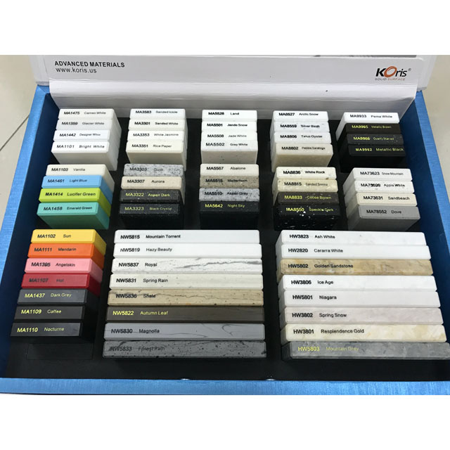 Корея Duponts Corians 6mm 12mm Aurora Solid Surface Акриловая столешница